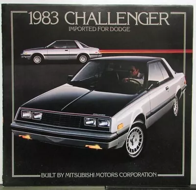 1983 Dodge Challenger Technica Imported Mitsubishi Motors Options Specs Brochure • $13.69