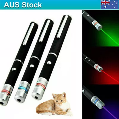 3X Laser Pointer Pen With Violet Green Red Light Visible Beam Later For Cat Pet • $16.99