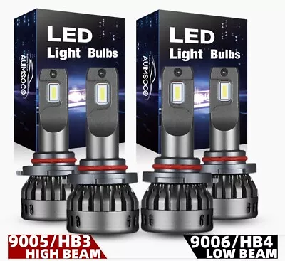 For Mitsubishi Galant 1990 1991-1998 LED Headlight Bulbs Hi Beam + Lo Beam Combo • $59.99