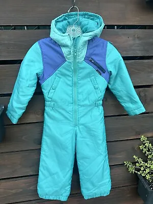 Vtg Obermeyer Girl/Boy Snow Ski Suit One Piece Size 4 • $28