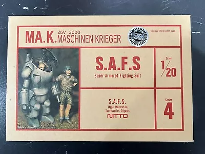 1/20 MA.K. ZbV 3000 Maschinen Krieger S.A.F.S. Armored Fighting Suit Nitto 24098 • $55