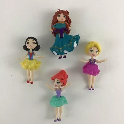 Disney Princess Little Kingdom Snap Ins Lot 3  Dolls Ariel Merida Snow White Toy • $16.95