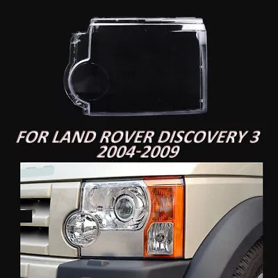 Fit For Land Rover Discovery 3 Headlight Lens Cover Transparent Left 2004-2009 • $101.41