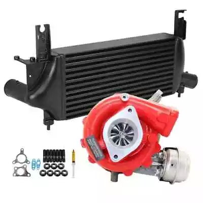 GEN1 High Flow Turbo+75mm Intercooler For Nissan Pathfinder R51 YD25 2.5L 4Bolts • $1300