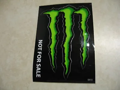 3X 4 Inch Monster Energy Sticker Decal • $1