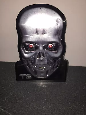 £5.99 • Buy TERMINATOR 2 T2 Endoskeleton Head Metal Plate 7 Inch Loot Crate Film Merchandise