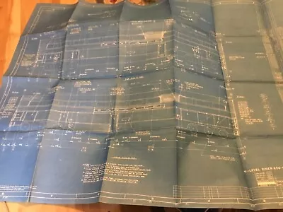 Santa Fe Railroad Hi-level EL CAPITAN Diner Mechanical Drawing • $29.99