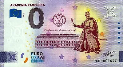 £7.27 • Buy Zero Euro Bill - 0 Euro Bill - Poland - Akademia Zamojska 2022-1