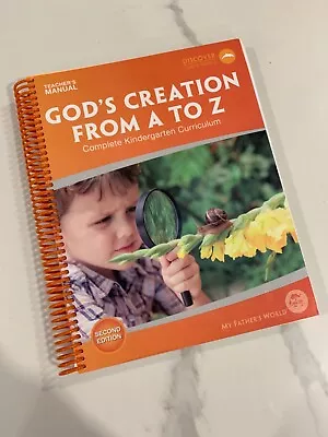 My Father's World God's Creation From A To Z Kindergarten Teacher's Manual 2nd • $75