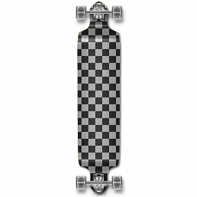 $59.99 • Buy Yocaher Drop Down Longboard Complete - Checker Silver