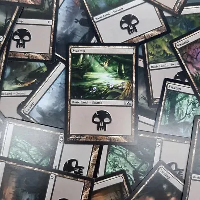 MTG Basic Land Pack - 25 Foil Basic Swamps • $3.99