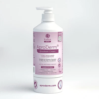 £13.51 • Buy AproDerm Emollient Cream With Pump Dispenser- Suitable For Dry Skin, Dermatitis,