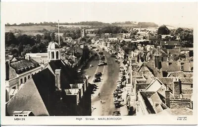 5 Superb Postcards - Marlborough College & Area - Marlborough - Wiltshire C.1955 • £1.89