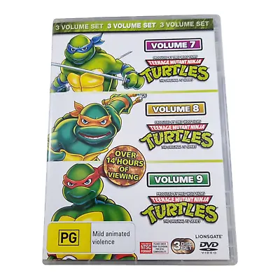 Teenage Mutant Ninja Turtles TMNT - Volumes 7 - 9 (DVD) (3 Discs) • $29.95