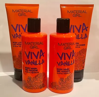 Material Girl VIVA VANILLA Body Lotion / Body Wash • $27.99