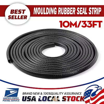 33FT U Shape Rubber Seal Weather Strip Door Edge Moulding Trim For Hyundai Azera • $16.09