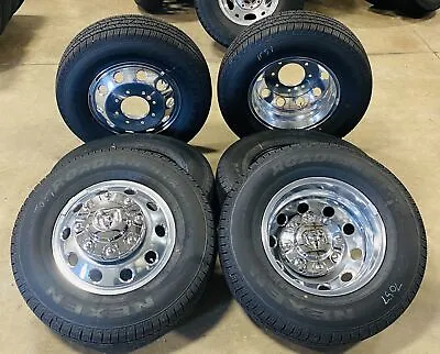 Set 6 OEM Dodge Ram 3500 Dually 17  Polished Wheels Nexen Tires 2019 20 21 22 23 • $2539