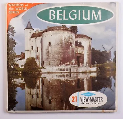 View-Master Belgium 3 Reel Packet/booklet A188 -EG • $14.95