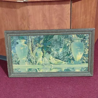 Rare Garden Of Allah Maxfield Parrish C. 1918 With Original Frame 34 X18  • $269.99