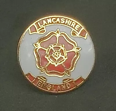 £4 • Buy LANCASHIRE - England - RED ROSE - PIN BADGE