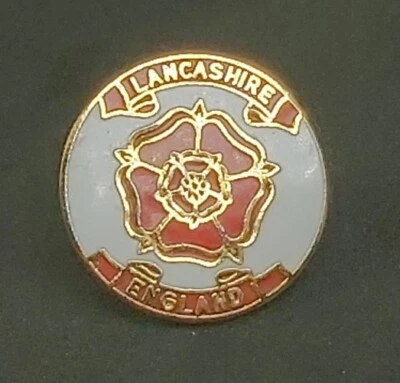 £4 • Buy LANCASHIRE - England - RED ROSE - PIN BADGE