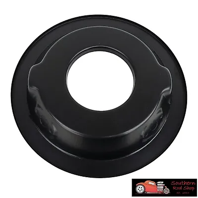 14  Round Black Recessed Drop Air Cleaner Base 5-1/8  Neck Opening Chevy Ford • $24.95