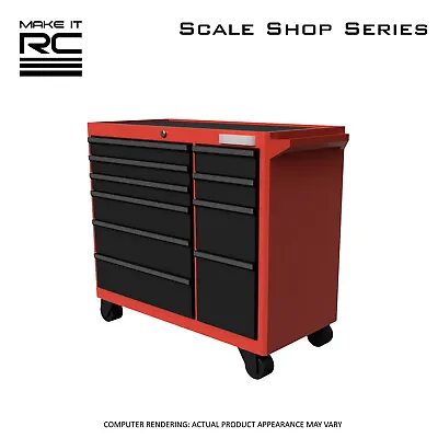 Make It RC 1/24-1/25 Rolling Tool Chest For Model Car Garage Shop Diorama • $4.29