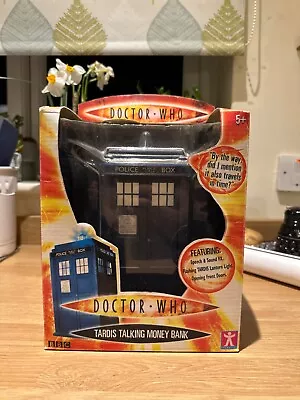 Doctor Who TARDIS Talking Money Box The 9th Doctor & Rose - Speech & Sound FX • £15