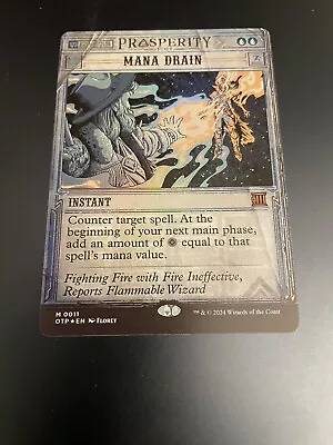 Mana Drain OTP 0011 Mythic Foil NM MTG • $47