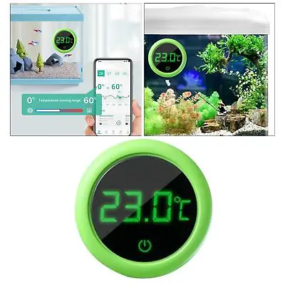 £9.18 • Buy Digital Fish Tank Thermometer Temperature Gauge For Reptiles Water Terrarium