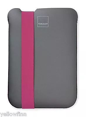 Acme Made Skinny Sleeve Case Cover For Apple IPad Mini 1/2/3 - Pink / Grey • £3.49