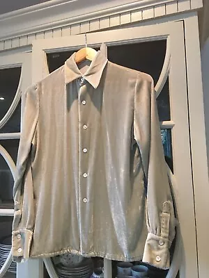 £30 • Buy Equipment Vintage Sage Green Shirt Size S Rayon/silk