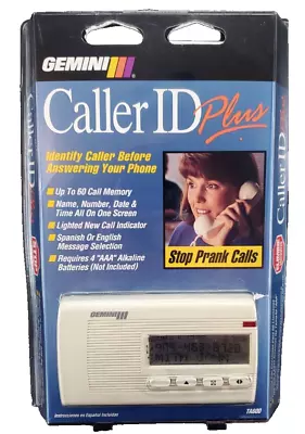 Vintage Gemini III Caller ID  60 Call Memory Name # Date Time TA600 COLLECTIBLE • $17.99