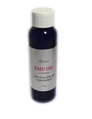 $13.98 • Buy  Australian Emu Oil Organic Triple Refined 2 Oz Gift For Health Magic Effect