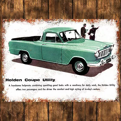 200mm X 285mm ALUMINIUM SIGN 1957 FE HOLDEN UTE  • $29.90