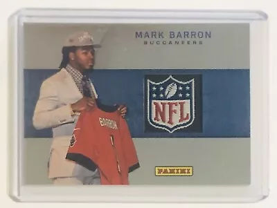 Mark Barron 2012 National Convention Draft Materials Shield Jersey RC Buccaneers • $29.99