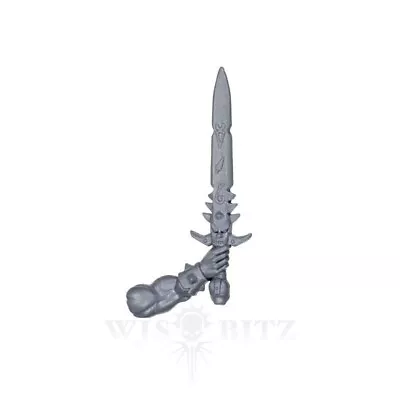 Chaos Marauders Champion Sword - Warhammer Fantasy (AOS) Slaves To Darkness Bits • £0.99