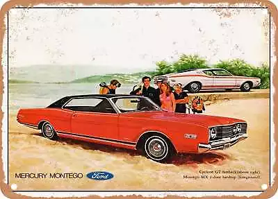 METAL SIGN - 1968 Mercury Montego MX Cyclone GT Hardtops Vintage Ad • $18.66