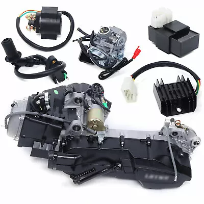 150CC GY6 Long Case Complete Engine Motor 4-Stroke CVT For Scooter ATV Go Kart • $331.55