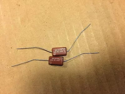 2 NOS Vintage Western Electric ElMenco 82.5 Pf Mica Domino Capacitors Many Avail • $3