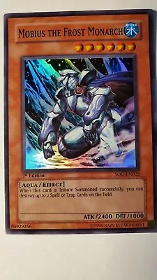 Yu-Gi-Oh! TCG Mobius The Frost Monarch SOD-EN022 1st Edition Near Mint • $24.95