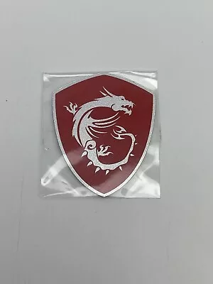 ✅ New MSI True Gaming Red Dragon Shield Logo Sticker Case Decal Badge Gaming • $6.99