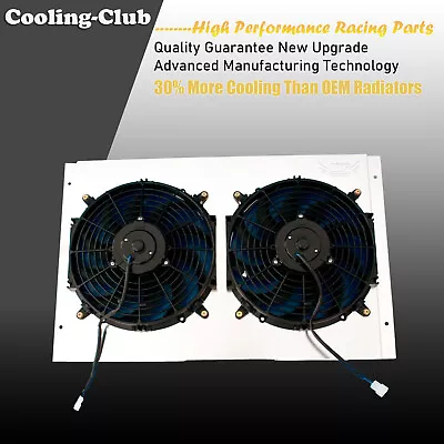 KKS Radiator Shroud+12  Fan Fit 68-74 Dodge Charger Plymouth Mopar V8 BIG BLOCK • $139