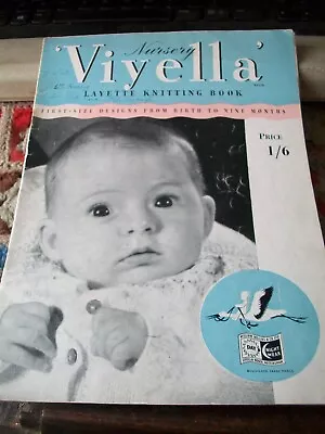 £2.99 • Buy Vintage Viyella Nursery Layette Knitting Book Birth To 9 Months
