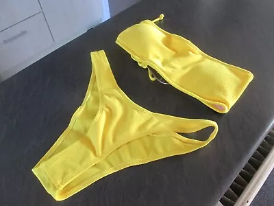 Size S BNWT Yellow Bikini By ZAFUL • £3