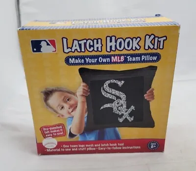 Chicago White Sox Latch Hook Pillow Kit MLB NEW Make Your Own Pillow • $14.95
