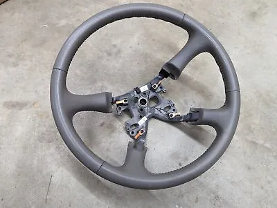 99-05 GMC Denali Chevy CK Silverado S10 Escalade Steering Wheel Gray Leather OEM • $395