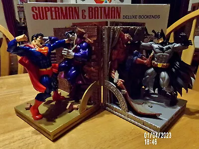 Superman Vs Bizzaro / Batman Vs ManBat Ltd Edition Bookends #581/750 DC Direct • $849.22