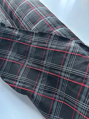 40  * 50  Plaid Upholstery Fabric VW Golf GTI Tartan MK7 VW Golf GTI MK1  T1 T2 • $37