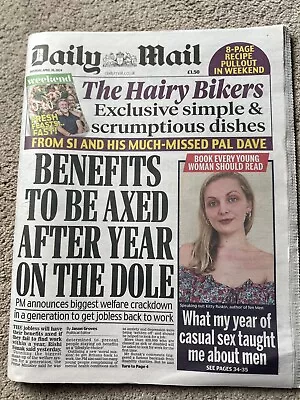 Daily Mail 20th April 2024 20/4/24 • £12